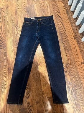 Naked & Famous Denim Slim Dark Indigo Jeans